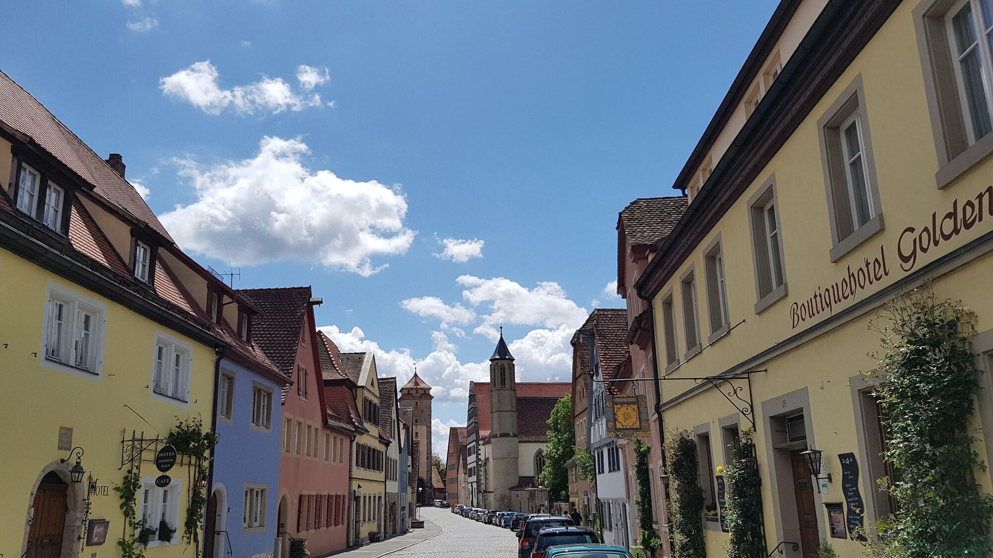 Boutiquehotel Goldene Rose - Self-Check-In Rothenburg ob der Tauber Dış mekan fotoğraf
