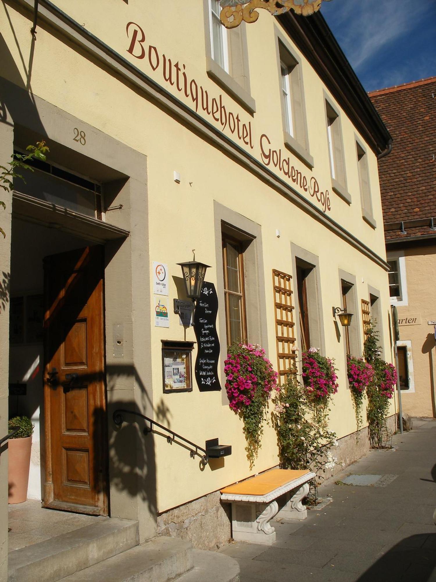 Boutiquehotel Goldene Rose - Self-Check-In Rothenburg ob der Tauber Dış mekan fotoğraf
