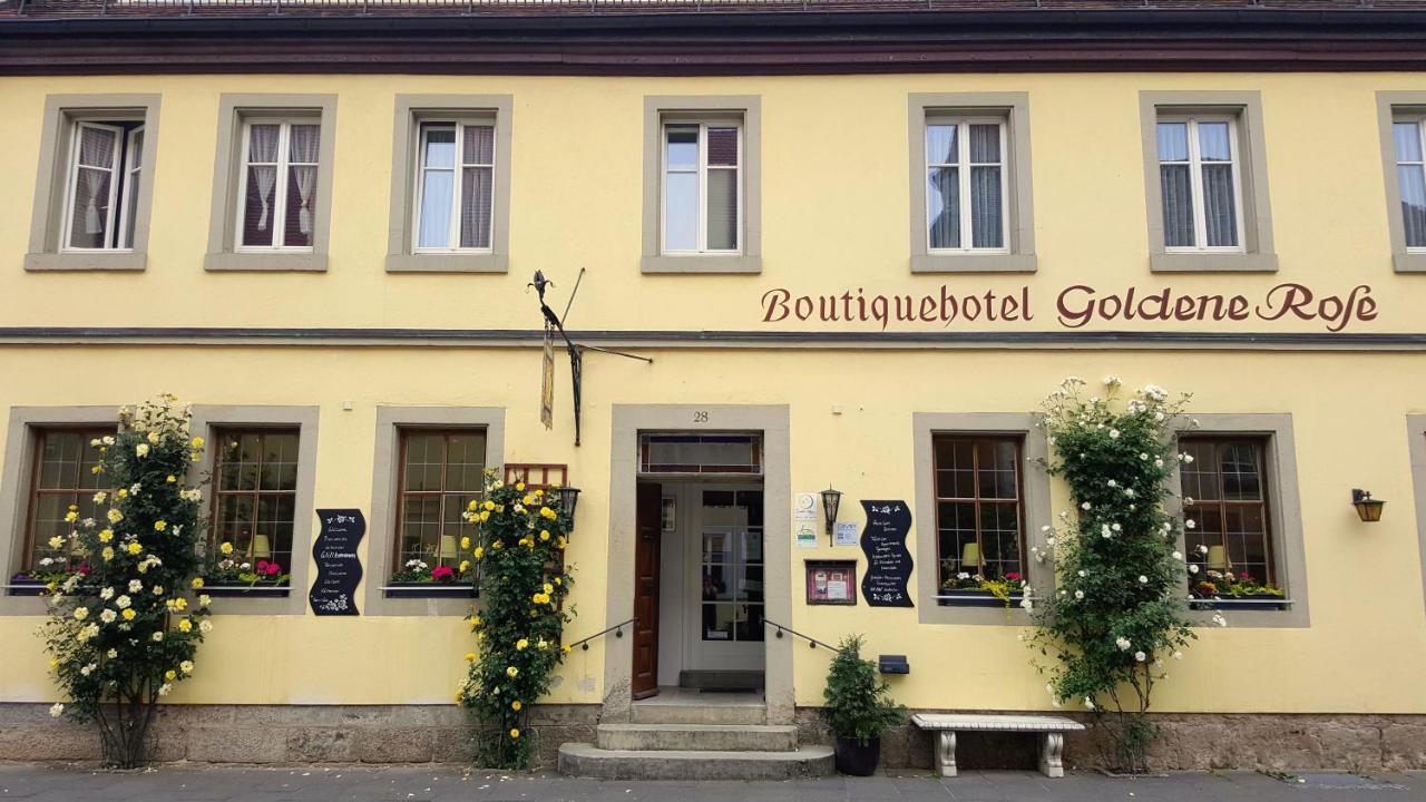 Boutiquehotel Goldene Rose - Self-Check-In Rothenburg ob der Tauber Dış mekan fotoğraf