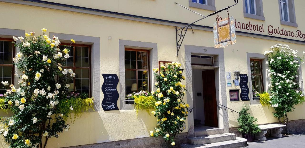 Boutiquehotel Goldene Rose - Self-Check-In Rothenburg ob der Tauber Dış mekan fotoğraf