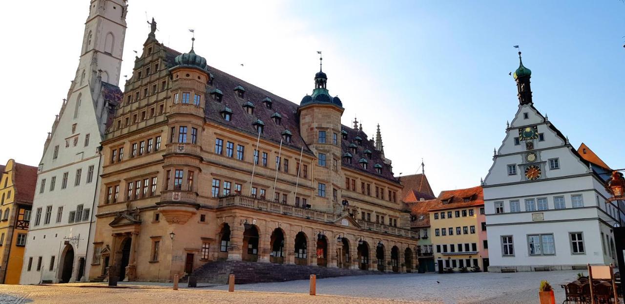 Boutiquehotel Goldene Rose - Self-Check-In Rothenburg ob der Tauber Dış mekan fotoğraf